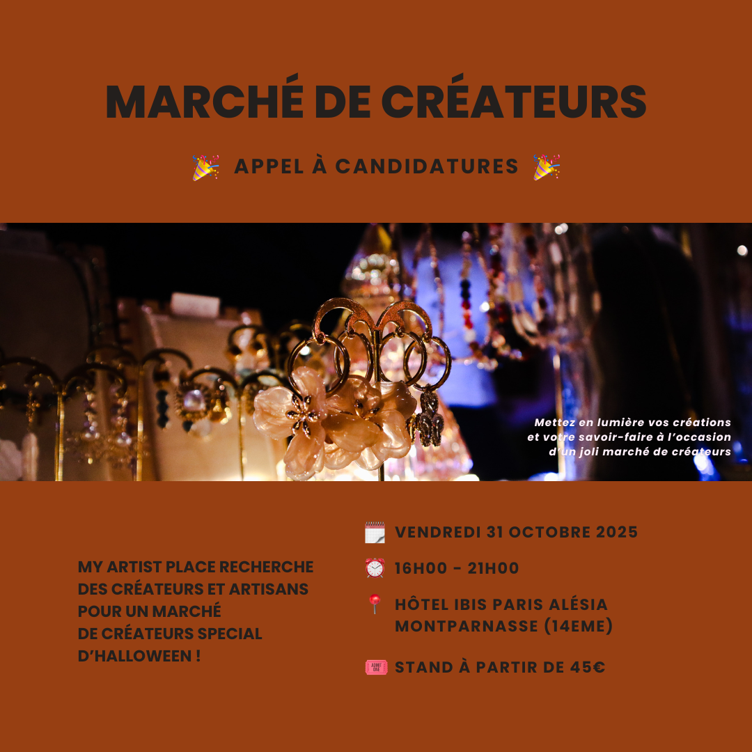 Appel à candidature marché de créateurs - Thème Halloween