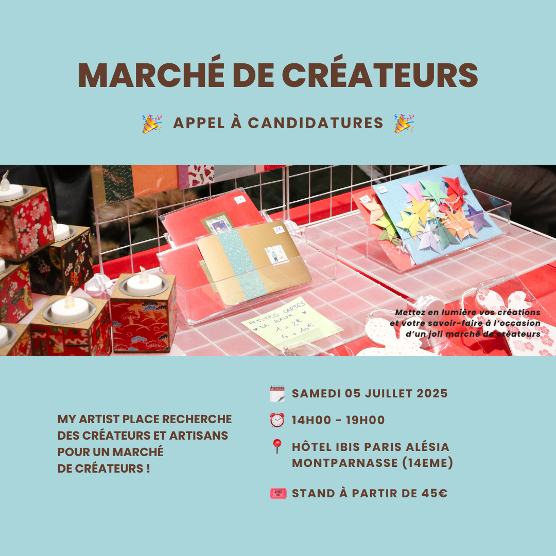 Appel à candidature marché de créateurs