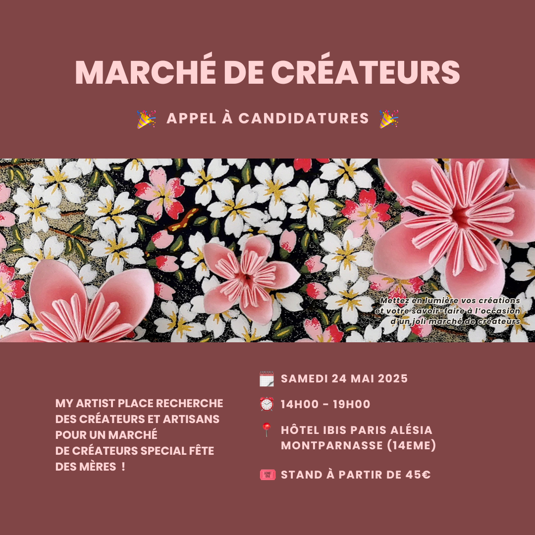 Appel à candidature marché de créateurs - Thème Fête des Mères