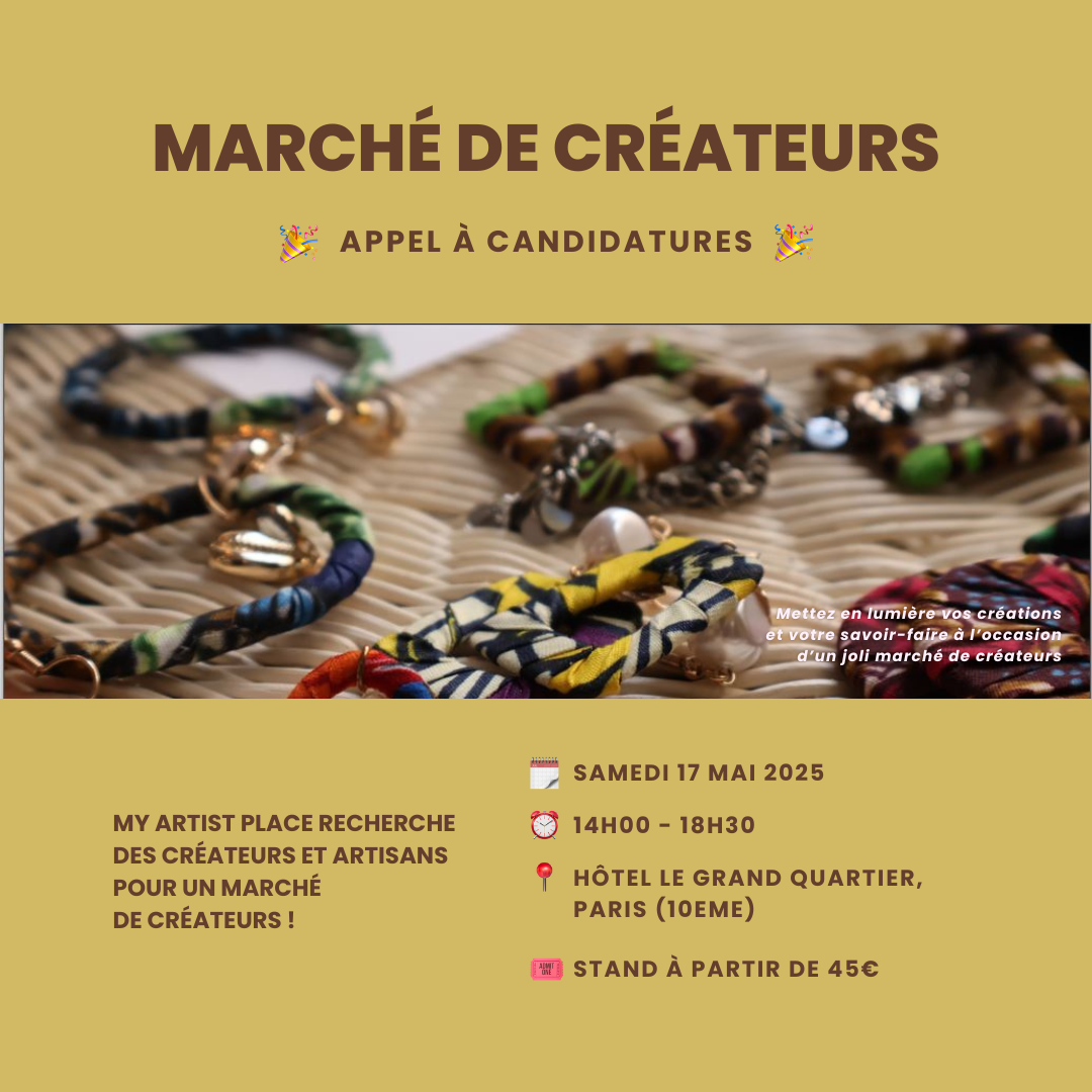 Appel a candidature Artisans 