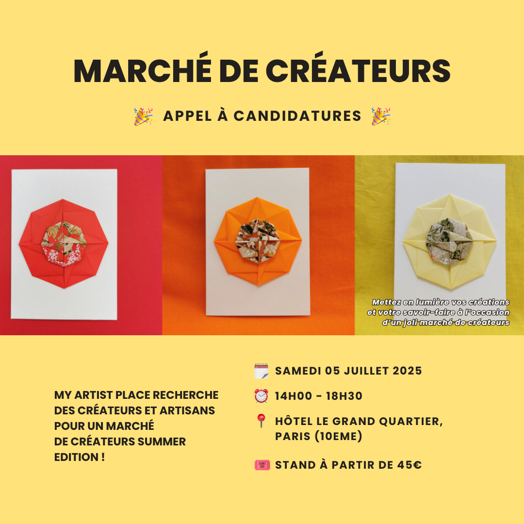 Appel a candidature Artisans   - Summer Edition