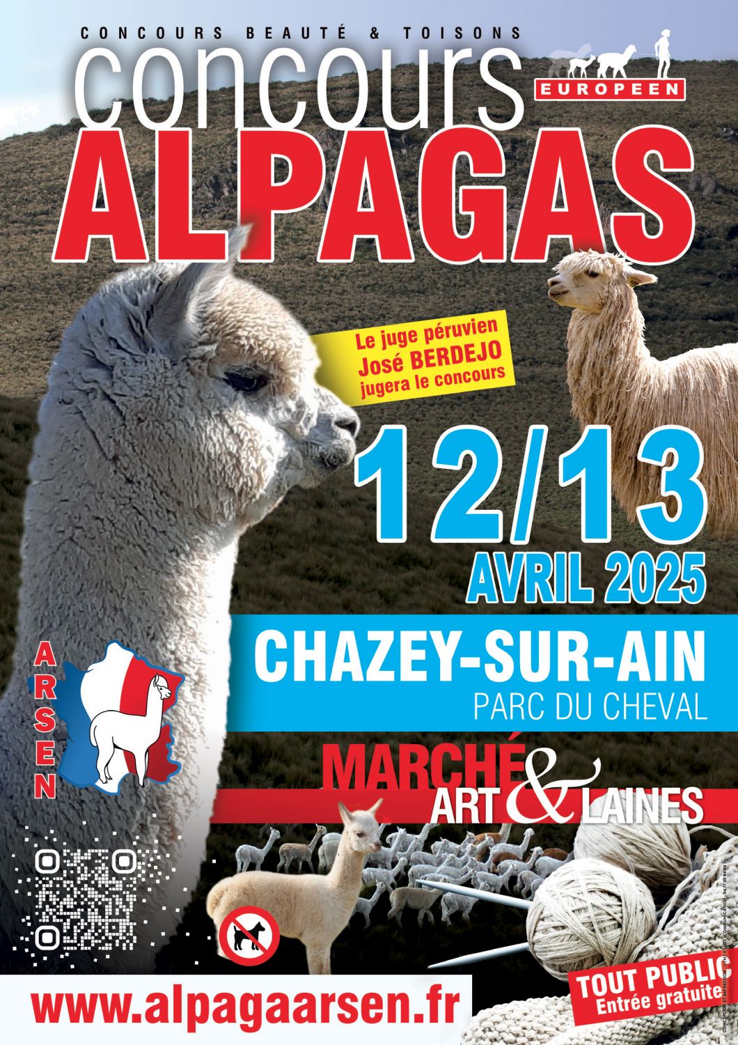 Concours d'alpagas et son marché d'artisans