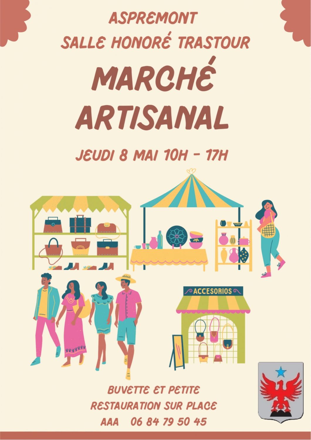 marché artisanal Aspremont 06790