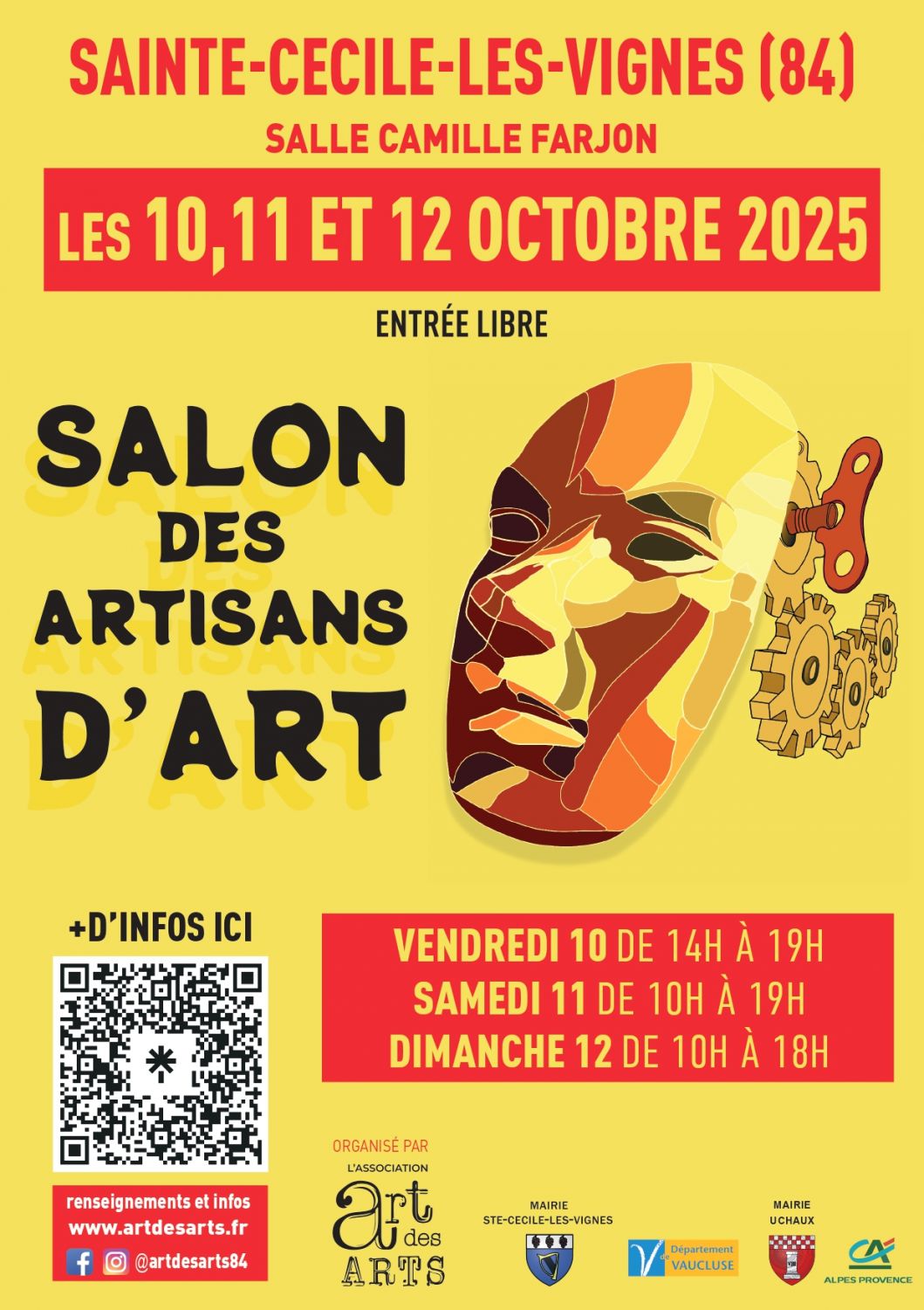 13ème édition du Salon des Artisans d'art de Sainte-Cécile-les-Vignes