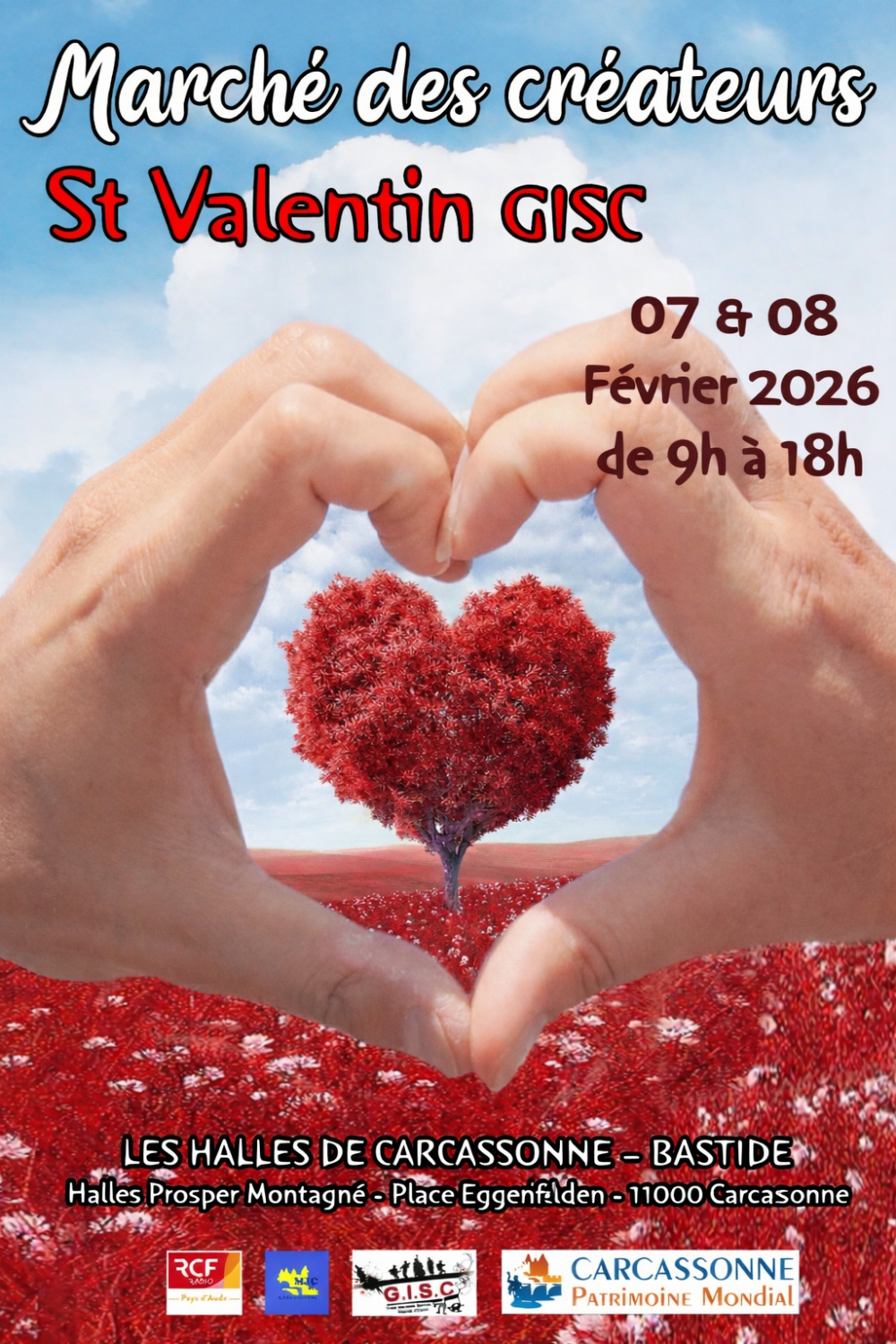 March&eacute; des cr&eacute;ateurs de la St Valentin. GISC