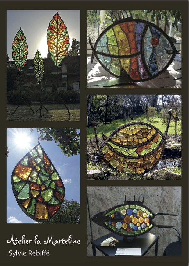 Mosaïque contemporaine - Créations en Dalle de Verre