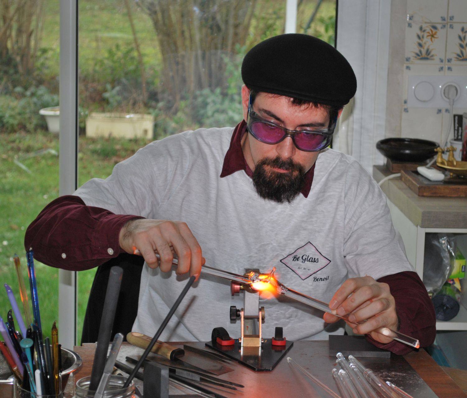 BeGlass Verrier d'art au chalumeau