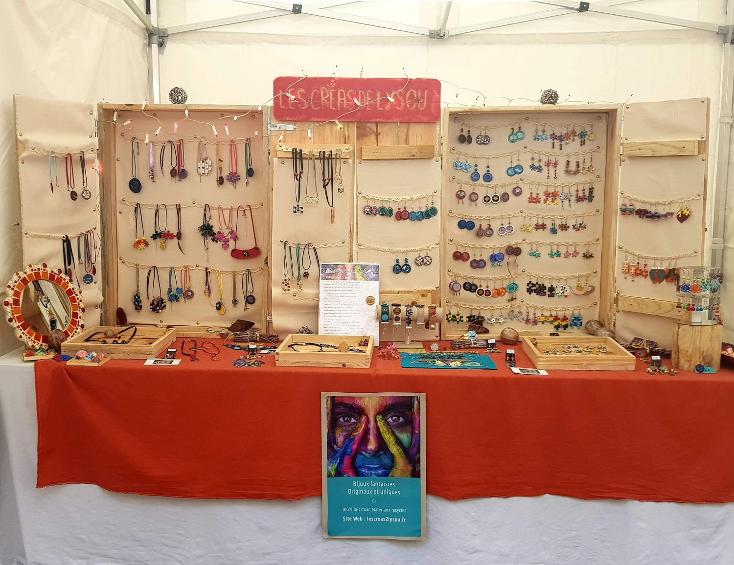 Création de bijoux fantaisies à partir de matériaux recyclés